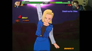 Vegeta VS Android 18 On The Very Strong Difficulty In A Dragon Ball Z Budokai Tenkaichi 3 Battle