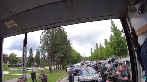 New Footage of Patriot Front Getting Arrested from Inside the U-Haul Truck