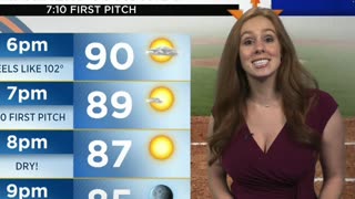 Caroline's Busty Weather Forecast (7/7/23)