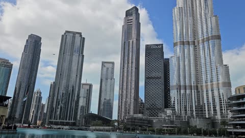 Dubai Mall and Burj Khalifa