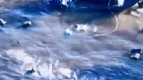 (INSANE)Russians Sent Flying After Boat Hits a Mine