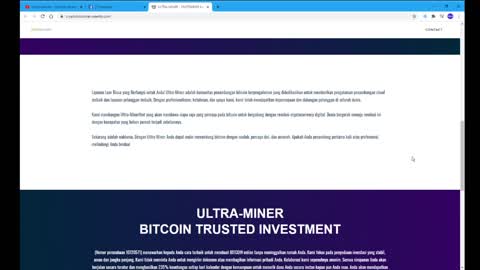 Just Get 0.007 BTC Every Day! ON THE BITCOIN WEB MINING