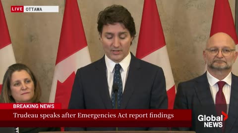 Trudeau on Emergencies Act inquiry: "A very high threshold to invoke the Emergencies Act was met"