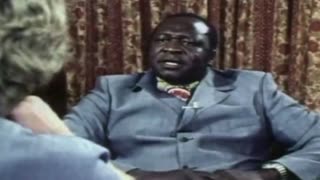 Former Ugandan President And Dictator Idi Amin Television Interview After He Went Into Exile #uganda