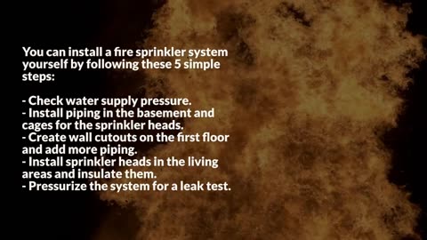 Step-by-Step Guide: Installing a Fire Sprinkle
