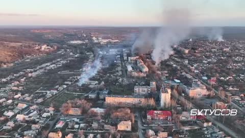 ❗️ A bird's eye view of the battles for Bakhmut