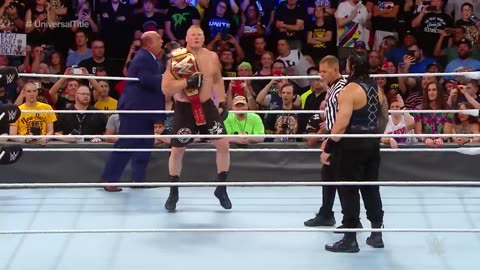 FULL MATCH - Brock Lesnar vs. Roman Reigns - Universal Title Match- SummerSlam