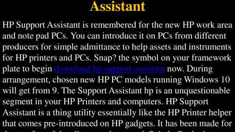 Easy Steps To Download HP Support Assistant