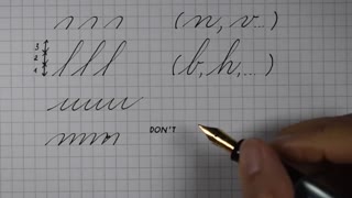 Pen handwriting course