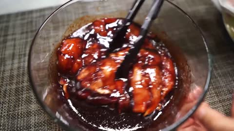 Easy Char Siew Chicken Roast | Chinese style red honey bbq chicken-17
