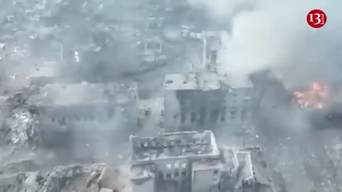 The drone footage of the destroyed Bakhmut was shocking