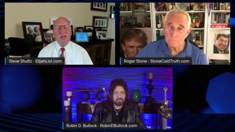 April 2022 Roger Stone Robin Bullock Steve Shultz discuss a "demonic portal"