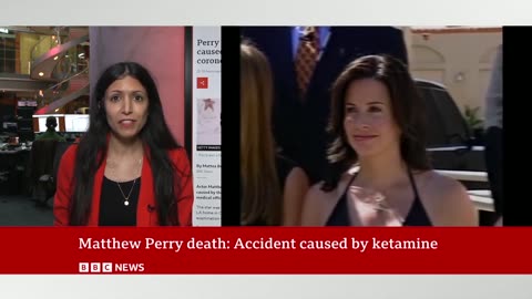 Matthew Perry's death ruled an accident caused by ketamine | BBC News