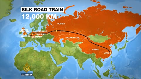 'Silk Road' train from China reaches London