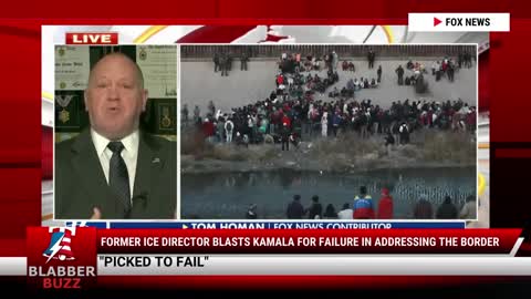 Former ICE Director BLASTS Kamala For Failure In Addressing The Border
