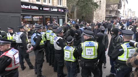 '15 min. cities' protest i Oxford, UK.