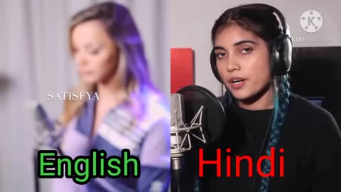 Satisfya female version hindi vs english Aish vs EmmaHeesters Gadi LamborghiniImran Khan cover song