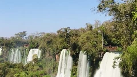 Beautiful waterfall scene