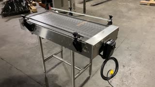 20” Wide x 48” Long Stainless Steel Conveyor Table