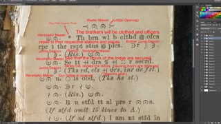 120 Year Old Masonic Ritual Book Deciphered!