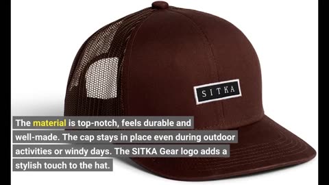 Buyer Feedback: SITKA Gear Men's Icon Mid Profile Trucker Cap