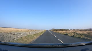 Driving in Dartmoor. Speedlapse. GoPro