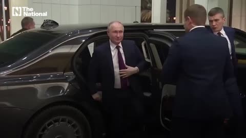 Russian President Vladimir Putin meets Saudi Crown Prince Mohammed bin Salman