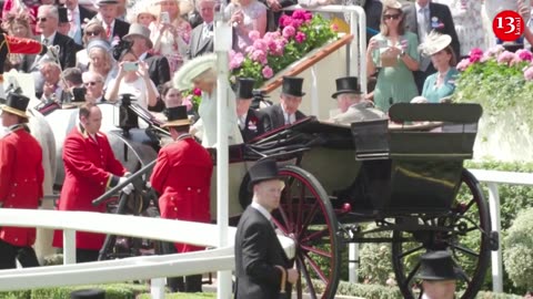 King Charles III and Queen Camilla at Ascot's 'Ladies Day'