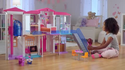 The Interactive Barbie "Hello Dreamhouse" at Play | Barbie