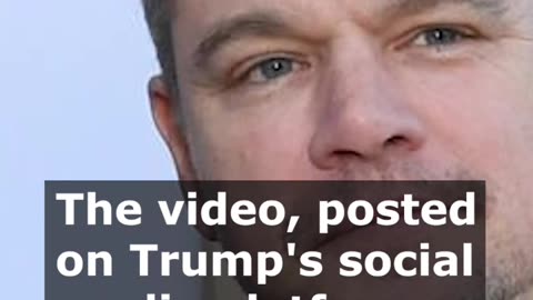 Matt Damon and Ben Affleck's Production Company Denies Consent for Trump Campaign Video