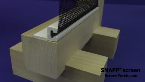 SNAPP® screen - Installation Series - Mounting "Inside the Opening"