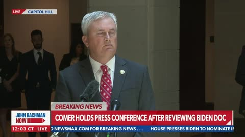 BREAKING: Comer speaks out after reviewing Biden doc: 'Bribery, money laundering'