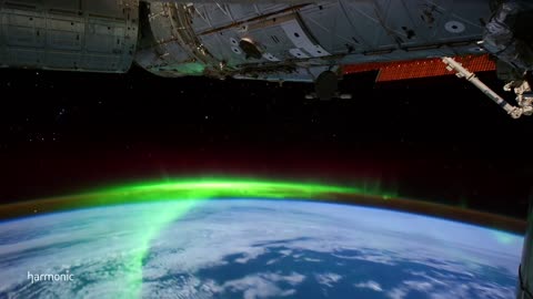 Stunning Aurora Borealis from Space