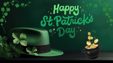 St. Patrick’s Day Digital Art w/ Irish/Celtic Background
