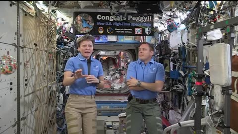 President Trump Calls Space Station Crew on Record-Setting Day