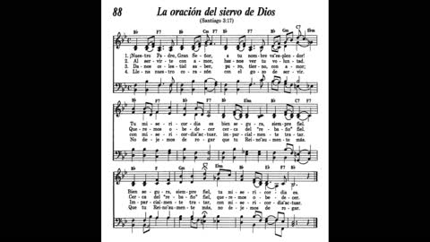 La oración del siervo de Dios (Canción 88 de Canten Alabanzas a Jehová)