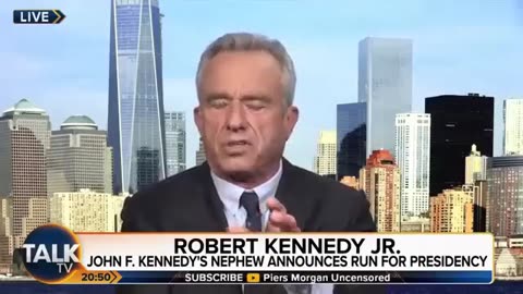 RFK Jr correcting his positions on vaccines - clip from the Piers Morgan show