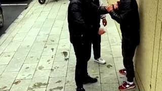 Kung fu in street fight