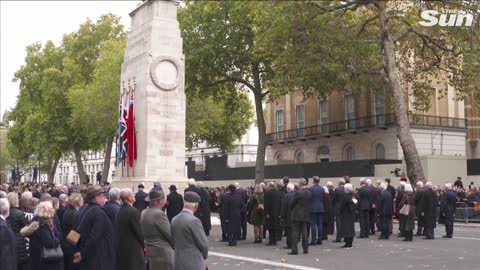 Britain falls silent to mark Armistice Day