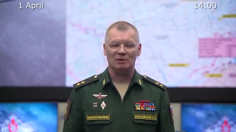 ⚡️🇷🇺🇺🇦 Morning Briefing of The Ministry of Defense of Russia (April 1, 2023)