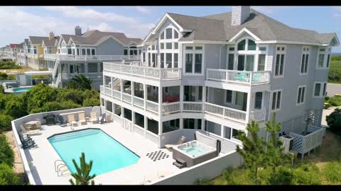 Aerial Video Tour - Holiday House - E234 in Corolla, NC