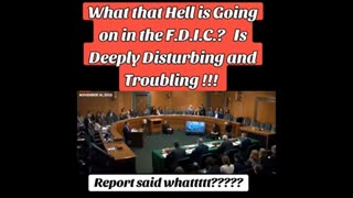 Sen Kennedy exposing the FDIC Perverts...