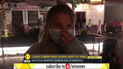 Spain: Barcelona residents celebrate end of emergency | COVID-19 | Latest World English News | WION