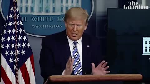 ’Keep your voice down’ Trump berates female reporter when questioned over Covid-19 response