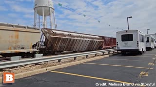 Freight Train Derails Near Chicago