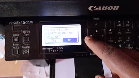 how to setup wifi in Canon MF244DW