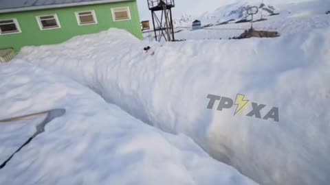 Ukrainians are digging trenches in Antarctica.