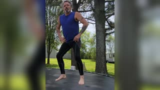 TRAMPOLINE WORKOUT AT AGE 60!