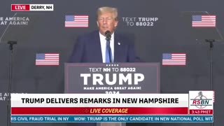 Trump in New Hampshire: 'I Will Immediately Reinstate All Sanctions on Muderous Iran'