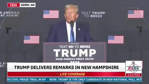 Trump in New Hampshire: 'I Will Immediately Reinstate All Sanctions on Muderous Iran'